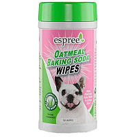 Espree (Эспри) Oatmeal Baking Soda Wipes - Влажные салфетки с пищевой содой для сухой кожи собак 50 шт