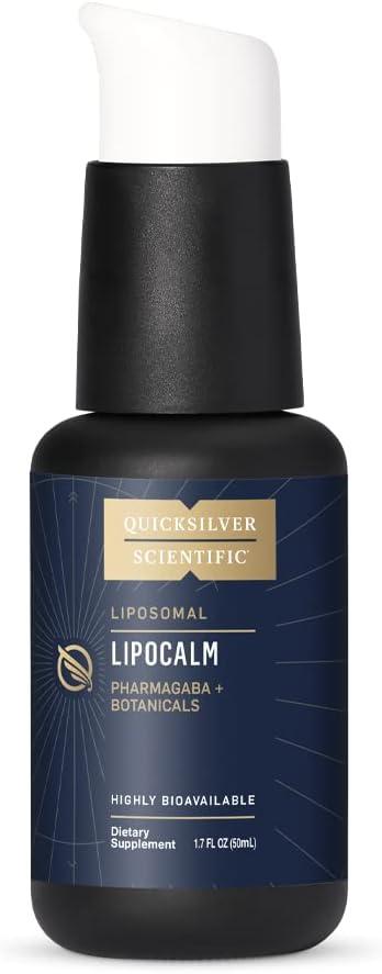 Quicksilver Scientific LipoCalm / Ліпосомальна ГАБА з травами для підтримки розслаблення 50 мл