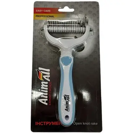 Ковтуноріз AnimAll Groom для собак і кішок, блакитний, фото 1