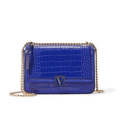 Сумка-крос-боді синя  The Victoria Medium Shoulder Bag