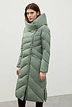 Довга жіноча зимова куртка Finn Flare FWB11010-534 зелена L, фото 2