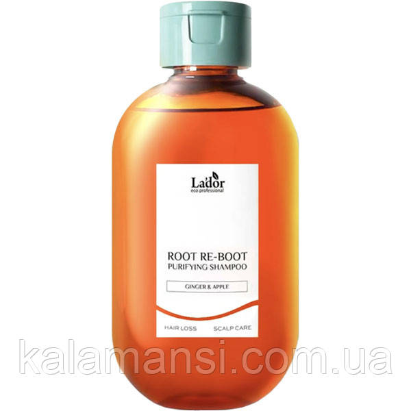 Шампунь для чутливої шкіри голови Lador Root Re-Boot Purifying Shampoo 300мл