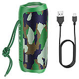 Портативна колонка BOROFONE BR21 Sports BT speaker Camouflage Green, фото 2