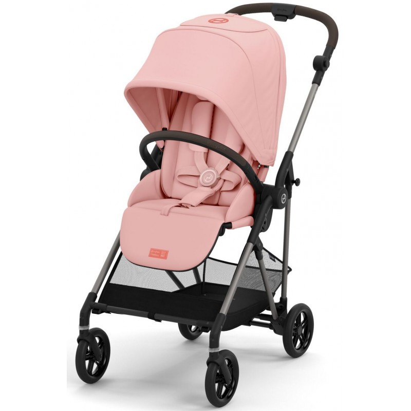 Прогулянкова коляска Cybex Melio Hibiscus red