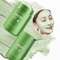 Маска стик для глубокого очищения и сужения пор лица Green Stick Mask с органической глиной и зеленым чаем