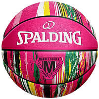 Мяч баскетбольный Spalding Marble Ball розовый Ун