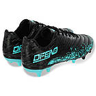 Бутси футбольні Difeno Sport 191028-4 розмір 37 Black-Mint, фото 5