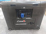 Генератор дизельний Б/в Matari MDA9000SE 7,0кВт 15л + Matari ATS-40  (Автоматика в комплекті), фото 2