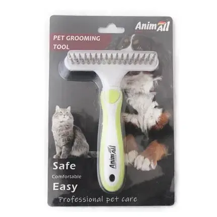 Рукавичка для вичісування шерсті AnimAll Groom для тварин, помаранчева, фото 1