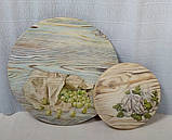 Заготовка для творчості, під браш, Коло 25см. Сосна., фото 6