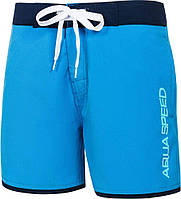 Плавки-шорты для парней Aqua Speed EVAN JUNIOR 7528 синий, темно-синий детские 164-176см