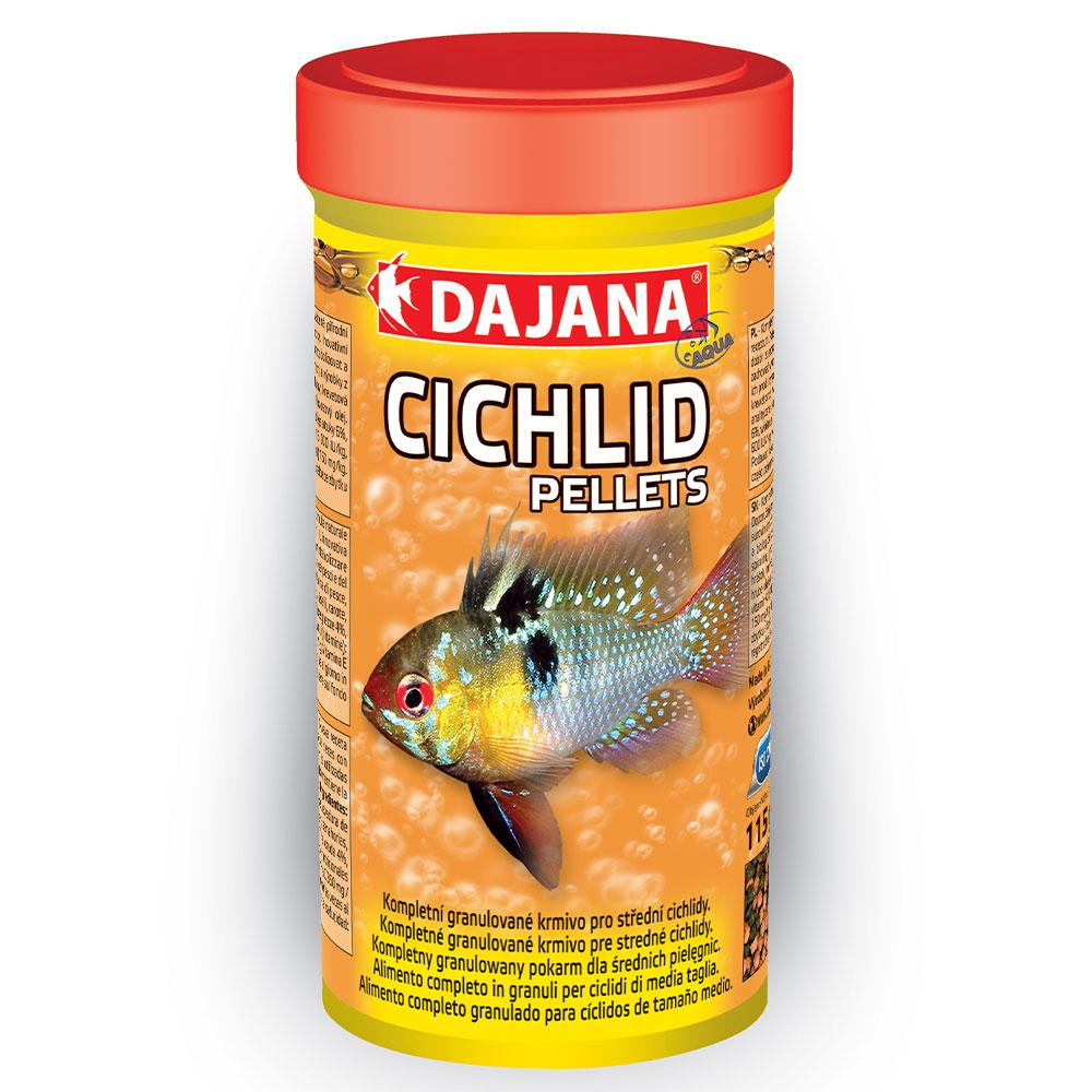 DAJANA CICHLID PELLETS Корм для великих і середніх цихлід у гранулах, 1000 мл/450 г DP122D(5567)