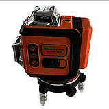 Лазерний рівень 3D 12 ліній "Технопромінь" з штативом у подарунок, фото 3