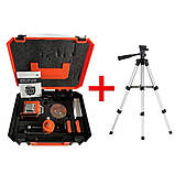 Лазерний рівень 3D 12 ліній "Технопромінь" з штативом у подарунок, фото 6