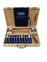 Набор масляных красок Fine Oil Colour Set, 10 цветов, объем туб 40 мл, Lefranc Bourgeois