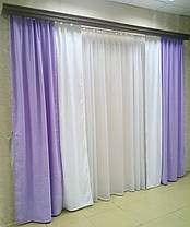 Штори Софт Бузок, Жасмин (№2-білий), фото 3