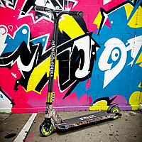 Трюковий самокат Explore Grafitti + пеги в подарунок дитячий самокат двоколісний