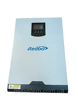 Зарядний інвертор Redbo RB-5548-5-100A-O 5500 Вт + 4 акумулятори, Зарядна станція, гібридний інвертор