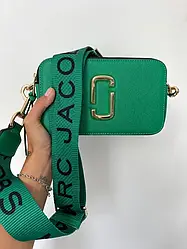 Жіноча сумка Марк Джейкобс зелена Marc Jacobs Green LOGO