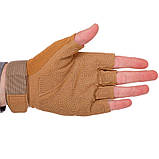 Рукавиці тактичні без пальців BLACKHAWK BC-4380-2 (M-XL, хакі), фото 4