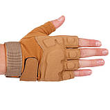 Рукавиці тактичні без пальців BLACKHAWK BC-4380-2 (M-XL, хакі), фото 5