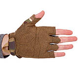 Рукавиці тактичні без пальців BC-8808-3 (M-XL, камуфляж Multicam), фото 3