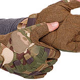 Рукавиці тактичні без пальців BC-8808-3 (M-XL, камуфляж Multicam), фото 4