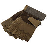 Рукавички тактичні без пальців BC-8811-1 (M-XL, олива), фото 6