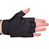 Рукавиці тактичні без пальців BC-8811-2 (M-XL, чорний), фото 3