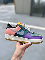 Женские кроссовки Nike Air Force 1 Low Undefeated Multi Patent Wild Berry DV5255-500