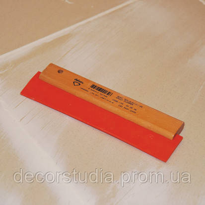 Ракель полиуретановый 250 мм с деревянной ручкой 134 Dekor Hassan - фото 2 - id-p337979703