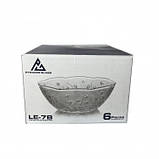 Салатниця-фруктівниця Helios 165мм "Leafs" цв.уп.1шт(6) LE-7B, фото 3