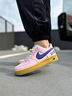 Женские кроссовки Nike Air Force 1 Low 07 Feel Free Let's Talk Pink Gum DX2667-600