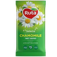 Салфетки влажные Ruta Selecta Chamomile 15шт