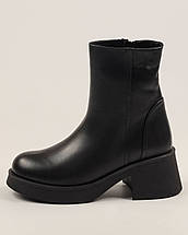 Черевики демі Guero 5087808 39 чорні шкіра 36, фото 2