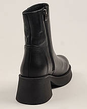 Черевики демі Guero 5087808 39 чорні шкіра 36, фото 4