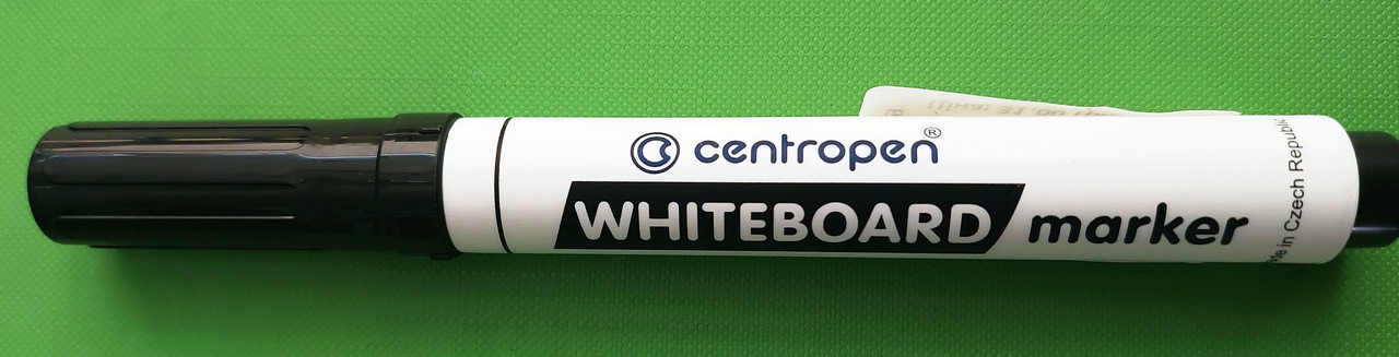 Канц Маркер Сухостирающийся Чорний Centropen 8569