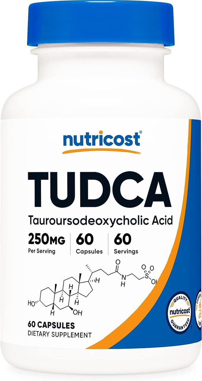 Nutricost Tudca 250mg 60 Capsules Tauroursodeoxycholic Acid