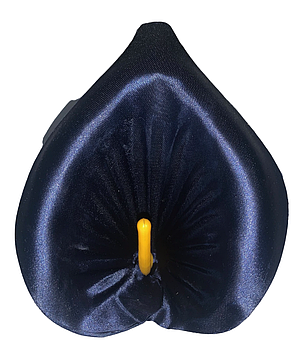 Кала штучна (атлас) угорська Синьо-чорного  (G001-06)|13 см | Упаковка 100 шт