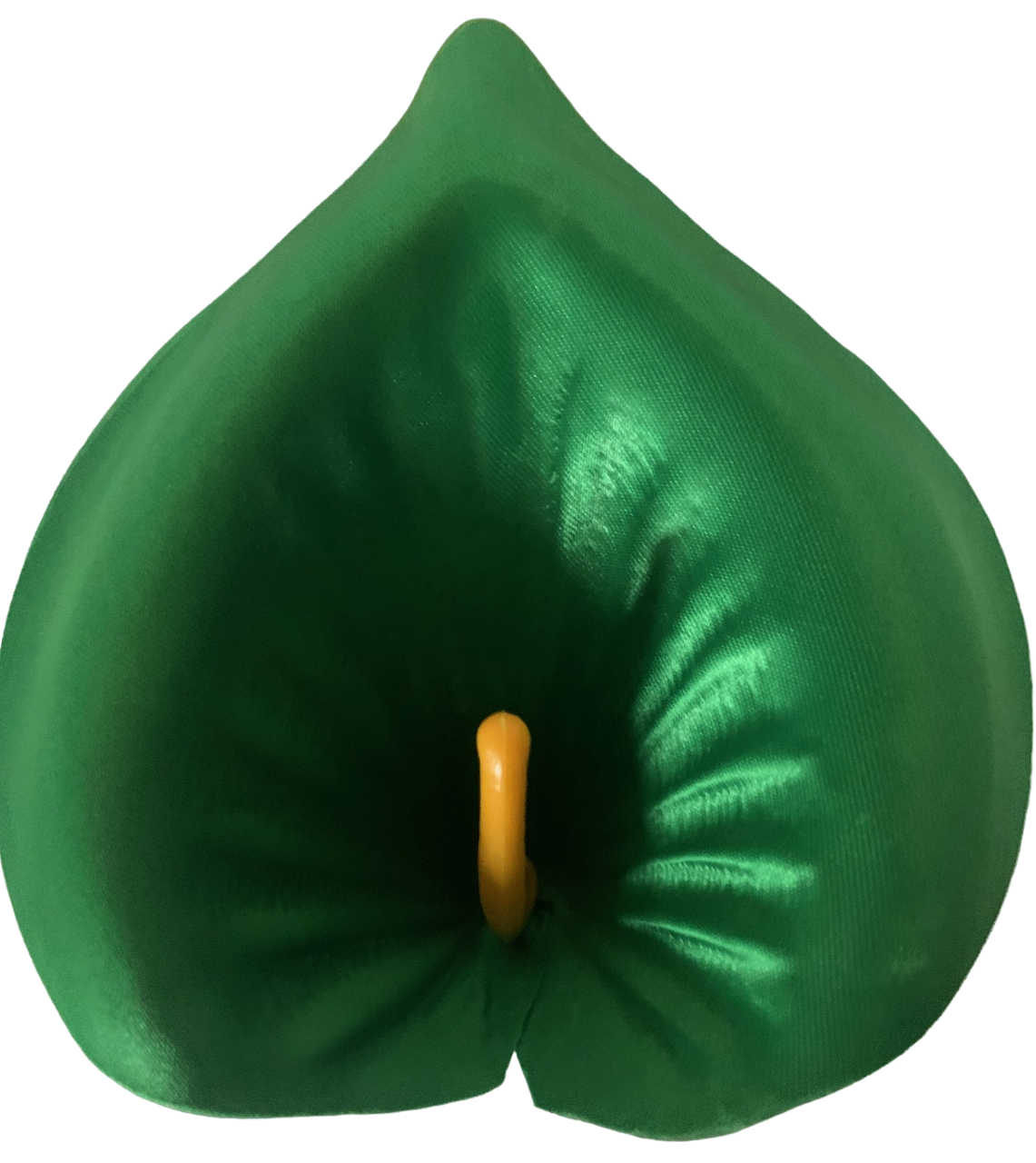 Кала штучна (атлас) угорська  яскраво-зелена  (G001-28)|13 см | Упаковка 100 шт
