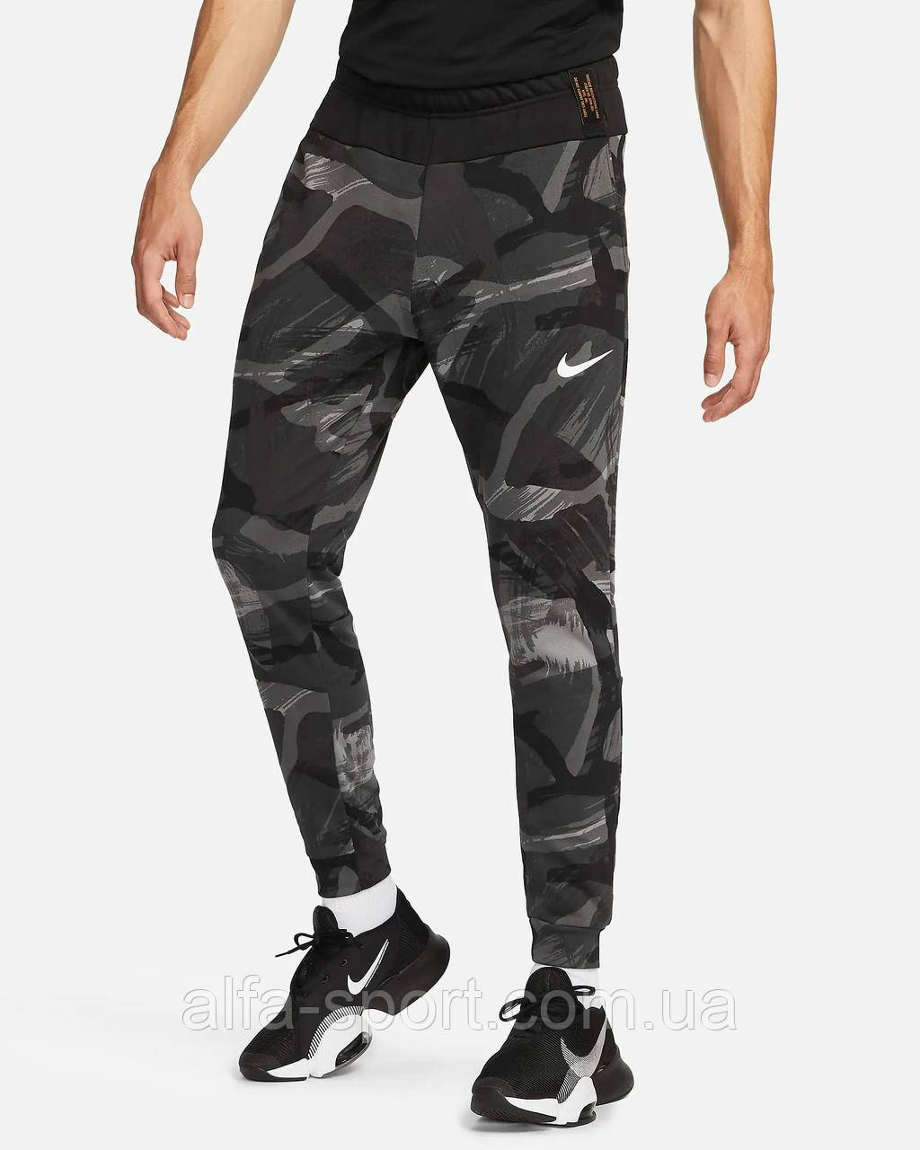 Брюки Nike M DF Flc Pant Taper Camo (FB7081-010)