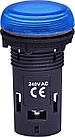 Лампа сигнальна LED, ETI - ECLI-240A-B 240V AC (синя)