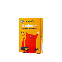Додатковий корм Smartis Optimum із залізом для котів, 50 таб.