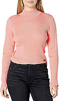 Женский легкий свитер Calvin Klein водолазка в рубчик оригинал
