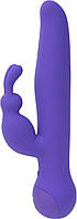 Вібратор-кролик із сенсорним керуванням і ротацією Touch by SWAN — Duo Purple, глибока вібрація