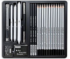 Набір для малювання ACMELIAE ARTMATE 22 предмети в металевому футлярі