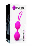Вагінальні кульки Dorcel Dual Balls Magenta, діаметр 3,6 см, вага 55 г, фото 3