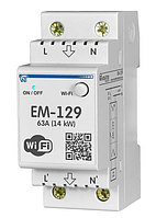 Wi-fi счетчик електроенергії з функцій захистів і керування ЕМ-129