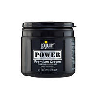 Густе мастило для фістинга та анального сексу pjur POWER Premium Cream 500 мл на гібридній основі