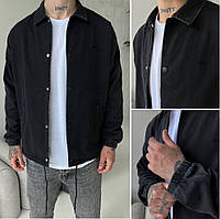 Куртки мужские джинсовые черного цвета, Мужская джинсовая рубашка куртка черная оверсайз